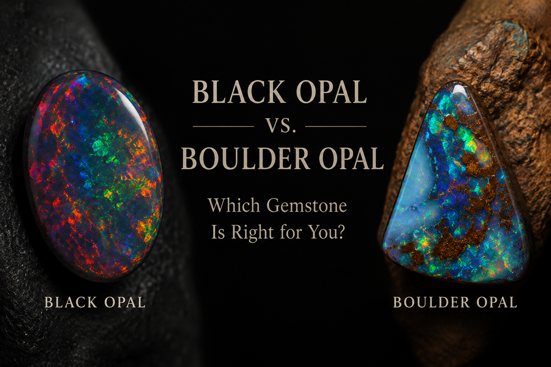 Black Opal vs. Boulder Opal Which Gemstone Is Right for You