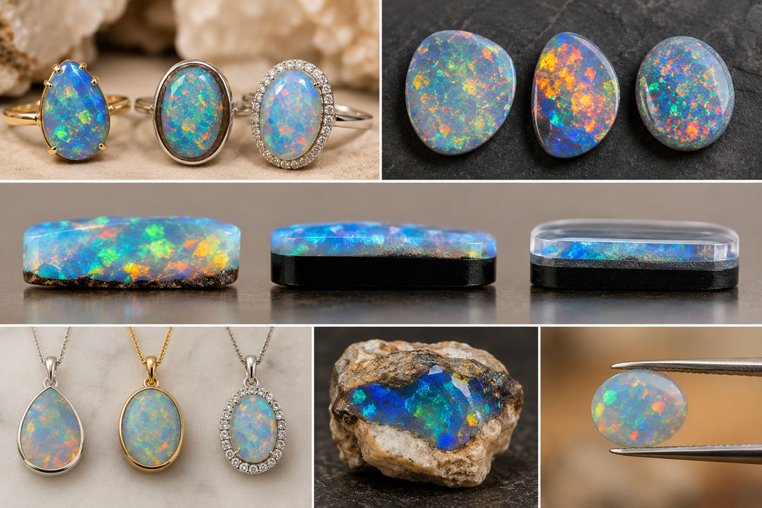 Choosing Between Solid Opals, Opal Doublets, and Opal Triplets: What You Need to Know