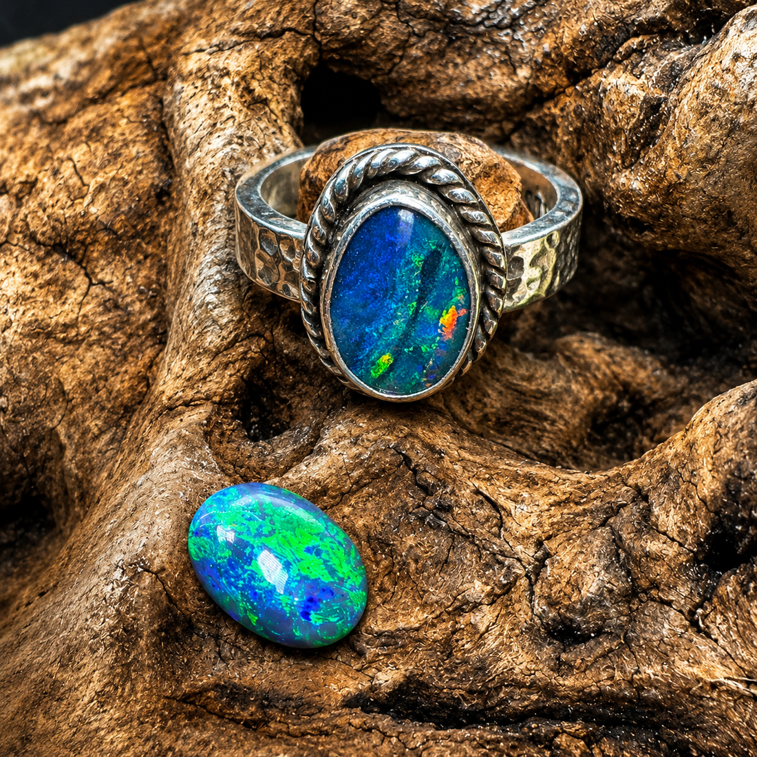 What Is The Secret Behind The Bright Colors Found Inside Opal Gemstones?