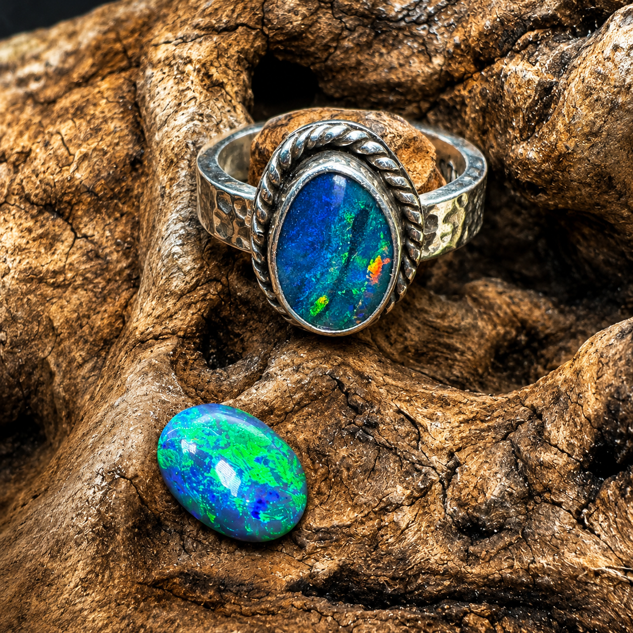 What Is The Secret Behind The Bright Colors Found Inside Opal Gemstones?