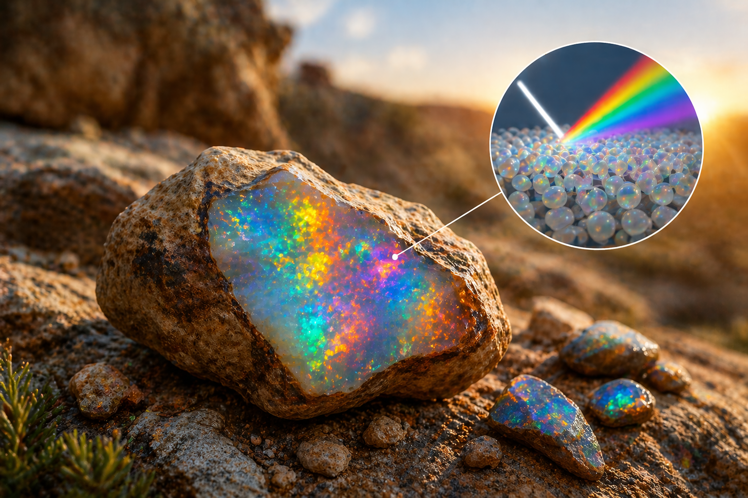 How Does Nature Hide Its Brightest Colors Inside A Simple Rock