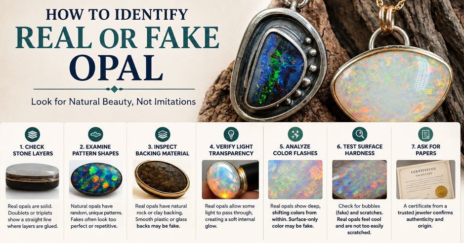 How to Identify Whether an Opal is Real or Fake