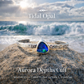 Aurora Depths Boulder Opal Cuff Bracelet