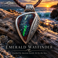 Emerald Wayfinder Australian Boulder Opal Pendant | TIDAL OPALS