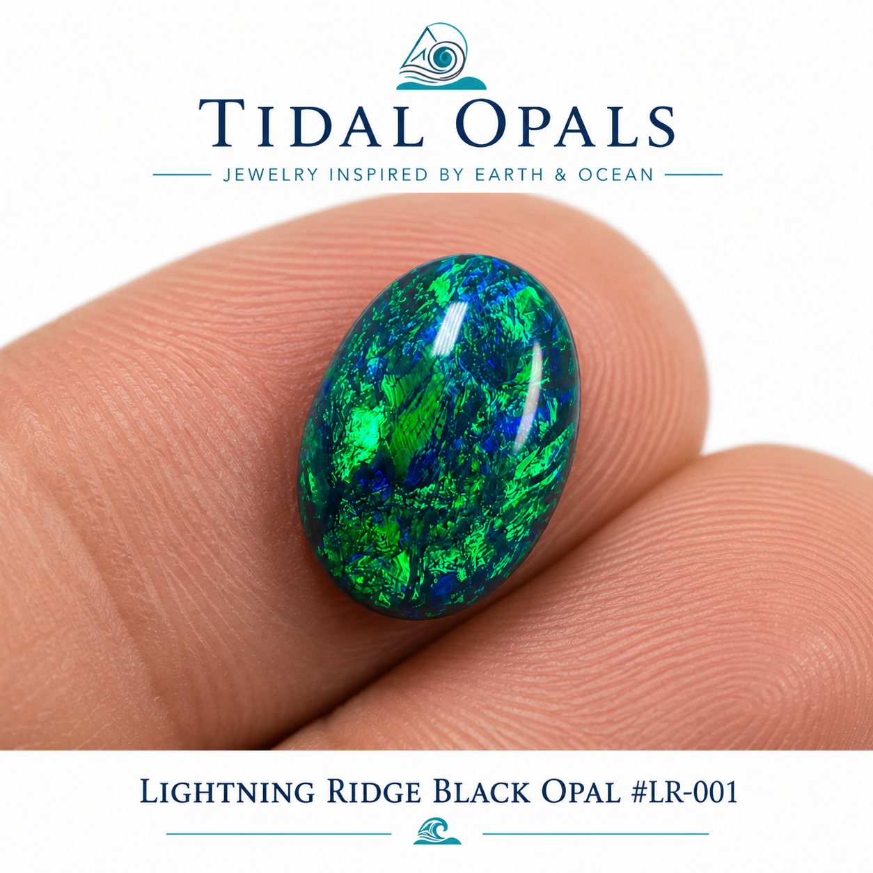 Lightning Ridge Schwarzer Opal 1,7 ct #LR-001