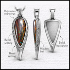 Get Australian Boulder Opal Pendant Online 