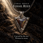 Fossil Reef | Handcrafted Australian Boulder Opal Pendant