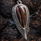 Buy Australian Boulder Opal Pendant Online 