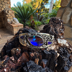 Midnight Ember | Boulder Opal Sterling Silver Cuff