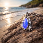 Tidal Star Relic with Starfish Boulder Opal Pendant