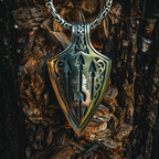 The Manta Sentinel — Boulder Opal Pendant