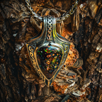 The Manta Sentinel — Boulder Opal Pendant