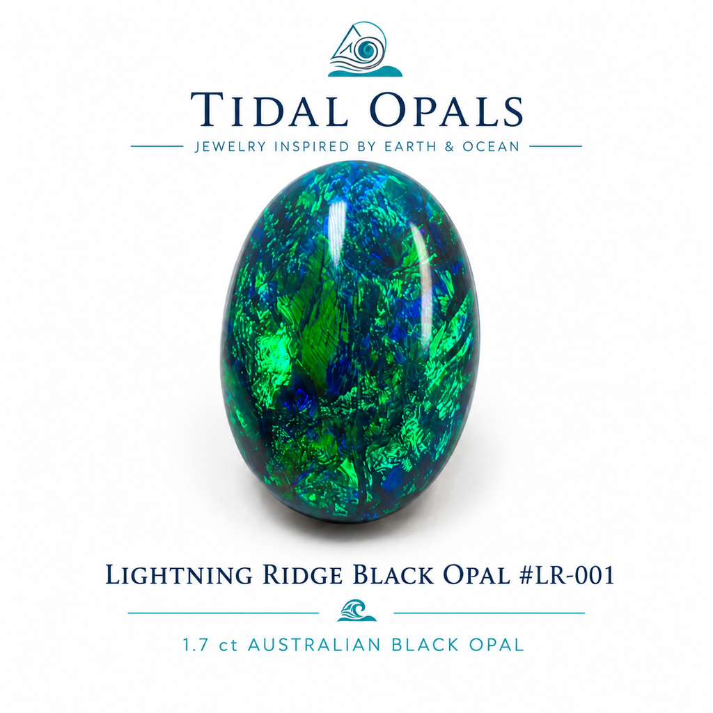 Lightning Ridge Schwarzer Opal 1,7 ct #LR-001