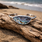 Handmade coastal-inspired gemstone bracelet design