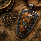 Leviathan’s Map | Australian Boulder Opal Pendant