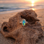 Ocean Fire Australian Opal Ring