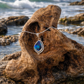 Australian Boulder Opal Tidepool Ember Pendant Necklace