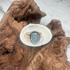 Ocean Fire Australian Boulder Opal Ring
