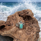 Emerald Tide Australischer Boulder-Opal-Ring