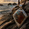 Ancient Veil – Australian Boulder Opal Pendant