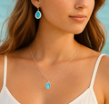 Opal Dream Set Earrings + Necklace