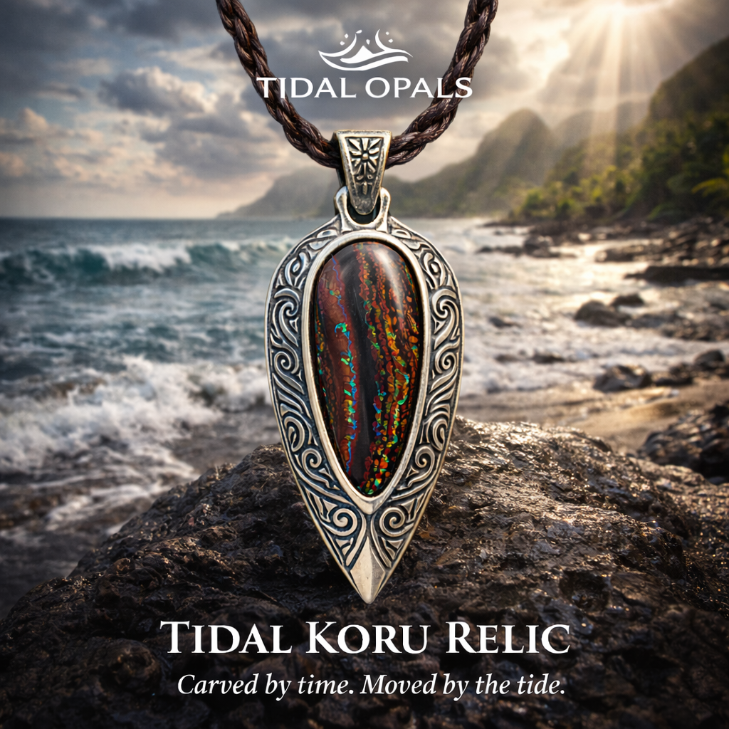 Buy Australian Boulder Opal Pendant Online 