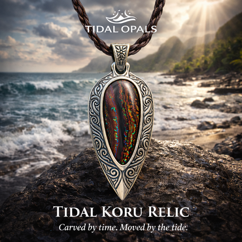 Buy Australian Boulder Opal Pendant Online 