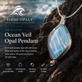 Ocean Veil Boulder Opal Pendant
