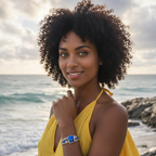 Ocean Star Australian Boulder Opal + Sterling Silver Cuff