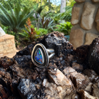 Hidden Reef – Boulder Opal Shadowbox Ring