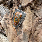 Leviathan’s Map | Australian Boulder Opal Pendant