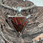 Poseidon's Guardian Tidal Trident Reversible Opal Pendant