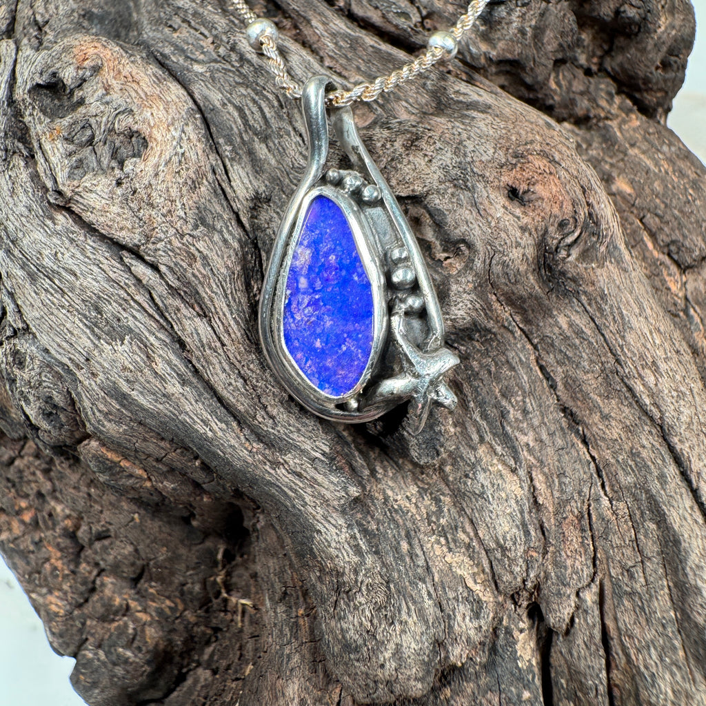 Tidal Star Relic with Starfish Boulder Opal Pendant