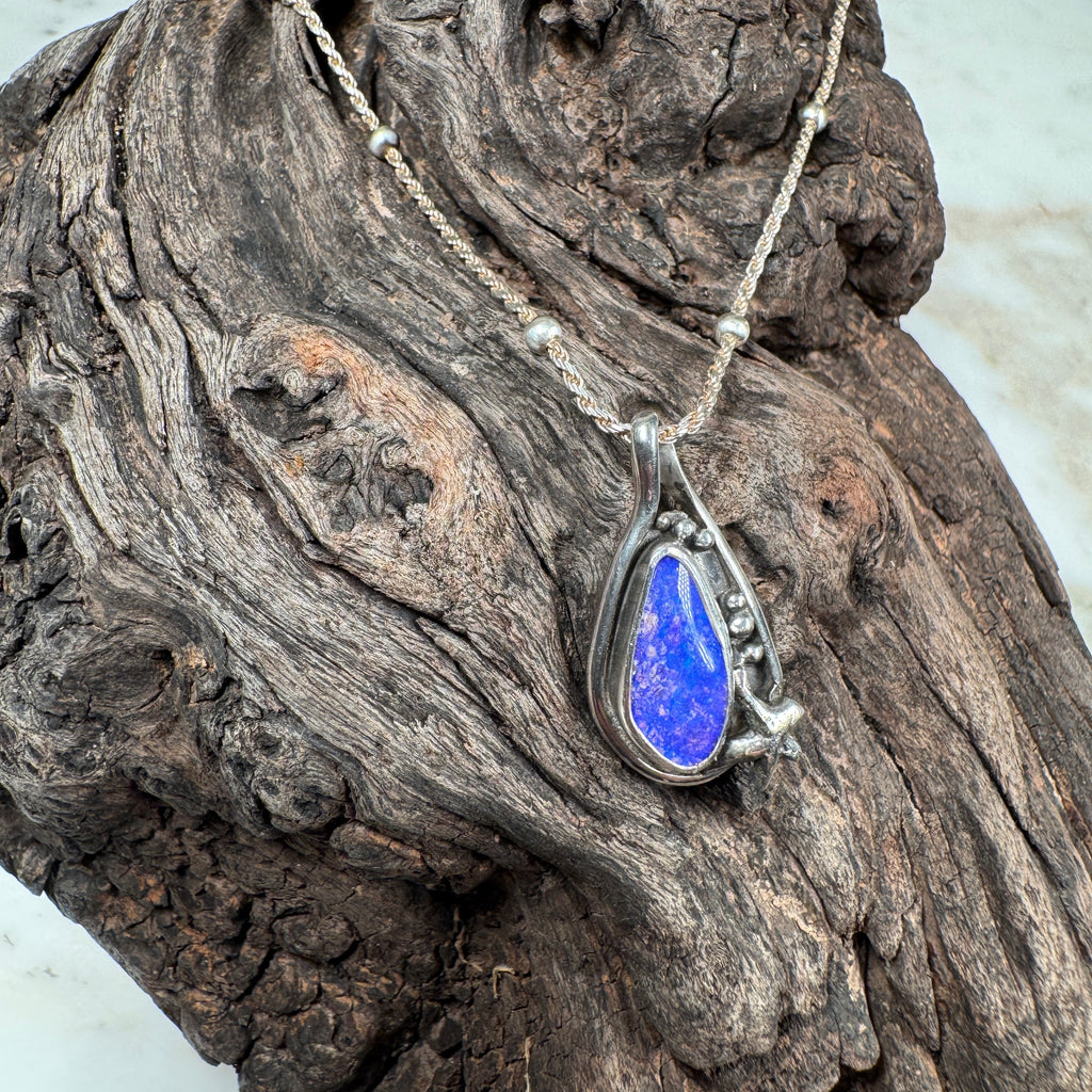 Tidal Star Relic with Starfish Boulder Opal Pendant