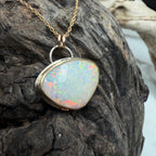 Prism Tide Relic Coober Pedy Crystal Opal Pendant