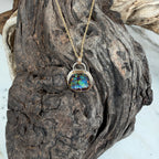 Ocean Inferno Relic Boulder Opal Pendant