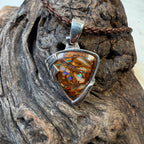 Tectonic Tide Relic Australian Boulder Opal Pendant