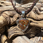 Tectonic Tide Relic Australian Boulder Opal Pendant