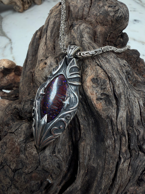 Guardian Relic Boulder Opal Pendant