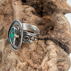 Reef Current Boulder Opal Ring