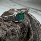 Riptide Australian Boulder Opal Cuff Bracelet