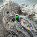 Neon Tide Boulder Opal Cuff Bracelet
