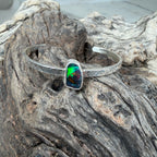 Neon Tide Boulder Opal Cuff Bracelet