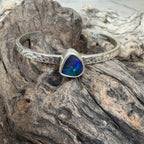 Aurora Depths Boulder Opal Manschettenarmband