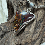 Australian Boulder Opal Pendant