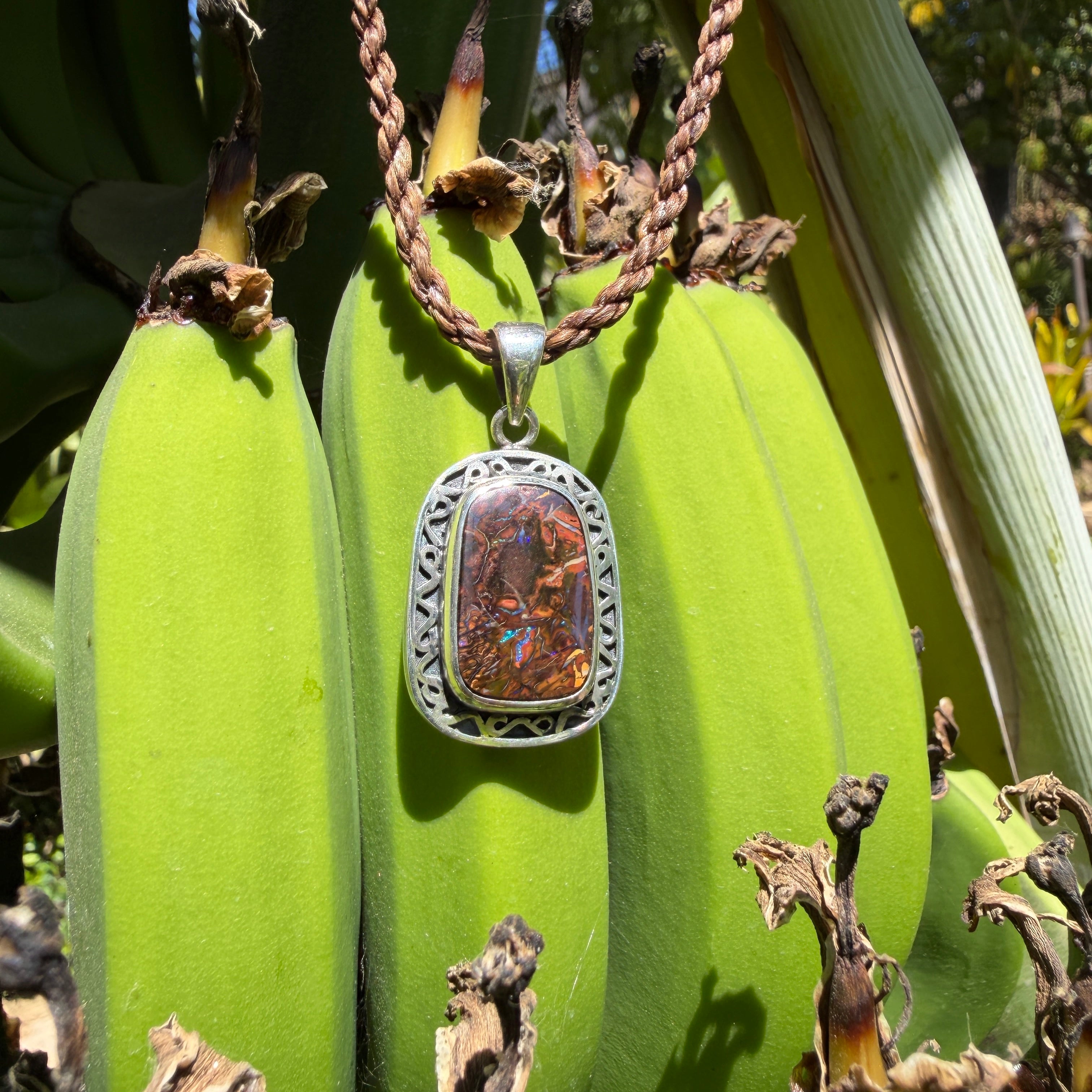 Coastal Relic | Australian Boulder Opal Pendant | TIDAL OPALS