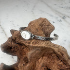 Sacred Spiral Oval Shiva Shell Cuff