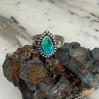 Verdant Tide Relic Australian Boulder Opal Ring
