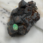 Colorful Australian Lightning Ridge Black Loose Opal