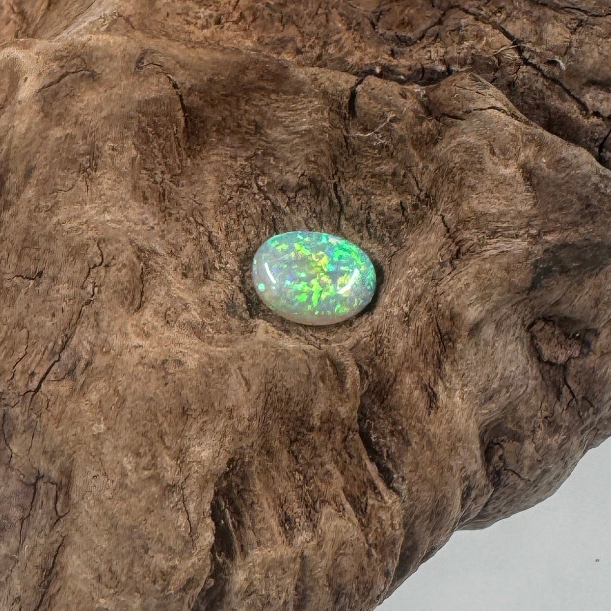 Colorful Australian Lightning Ridge Black Opal